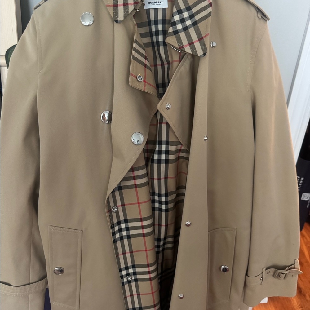 Burberry Tan Trench Coat